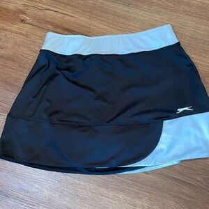 Slazenger Black and White Tennis skort